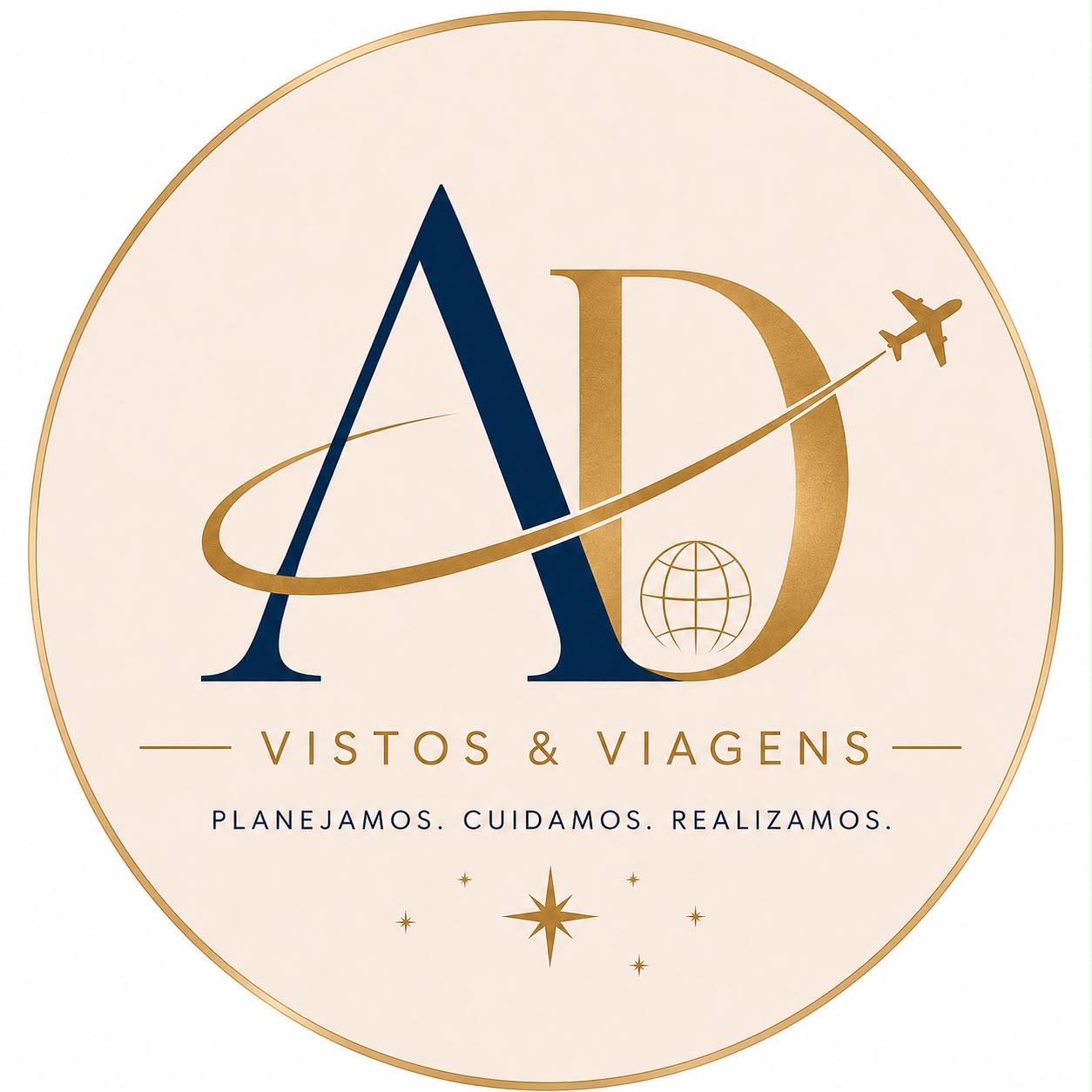 Logo AD Vistos e Viagens